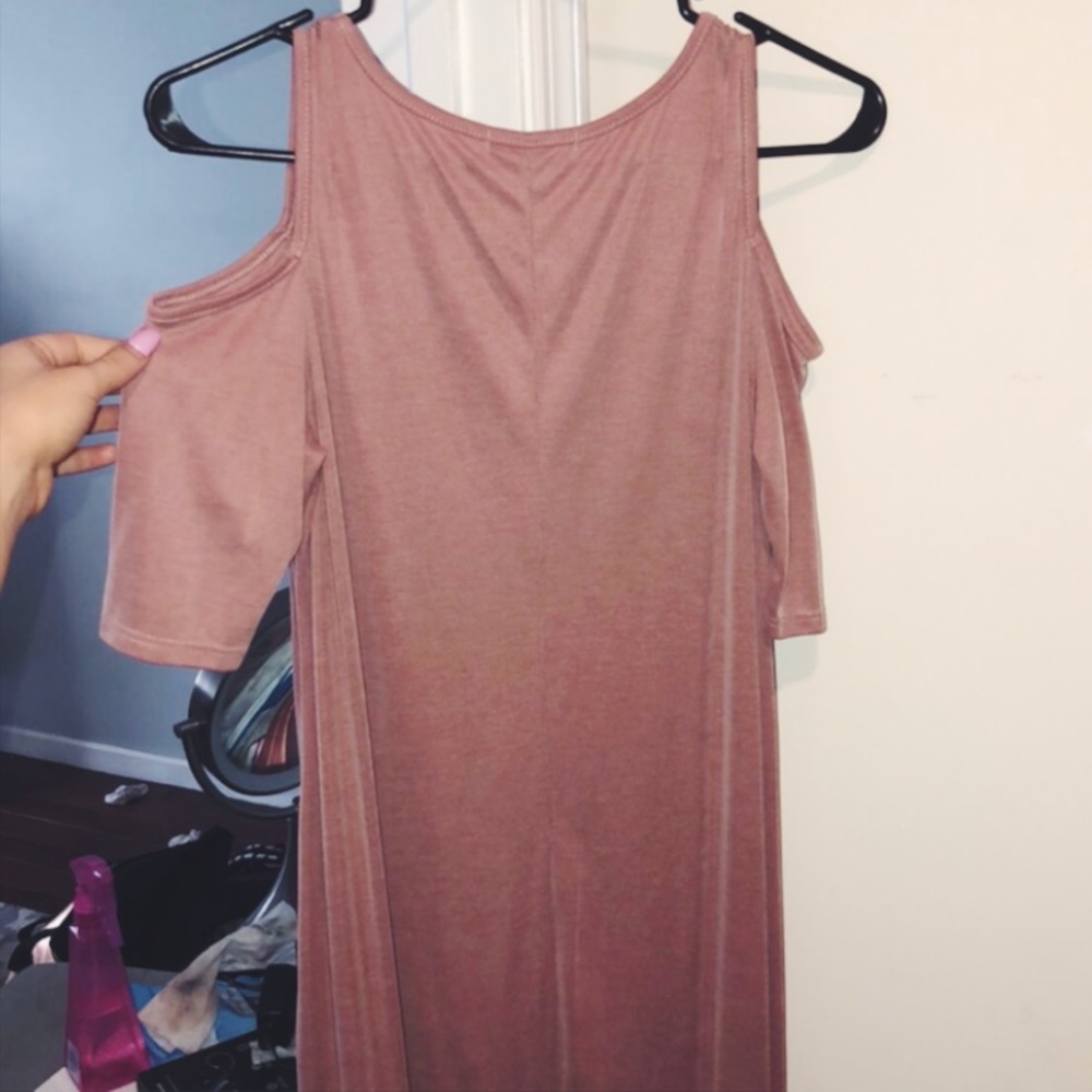 ACEMI cold shoulder dress
